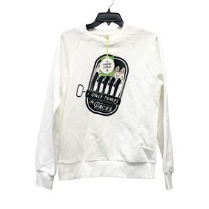 The Cuddle Collab Women's "I Only Travel In Packs" Graphic‎ White Sweatshirt XXL